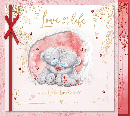 Bears Sat With Rose Love Of My Life Boxed Valentine's Day Card