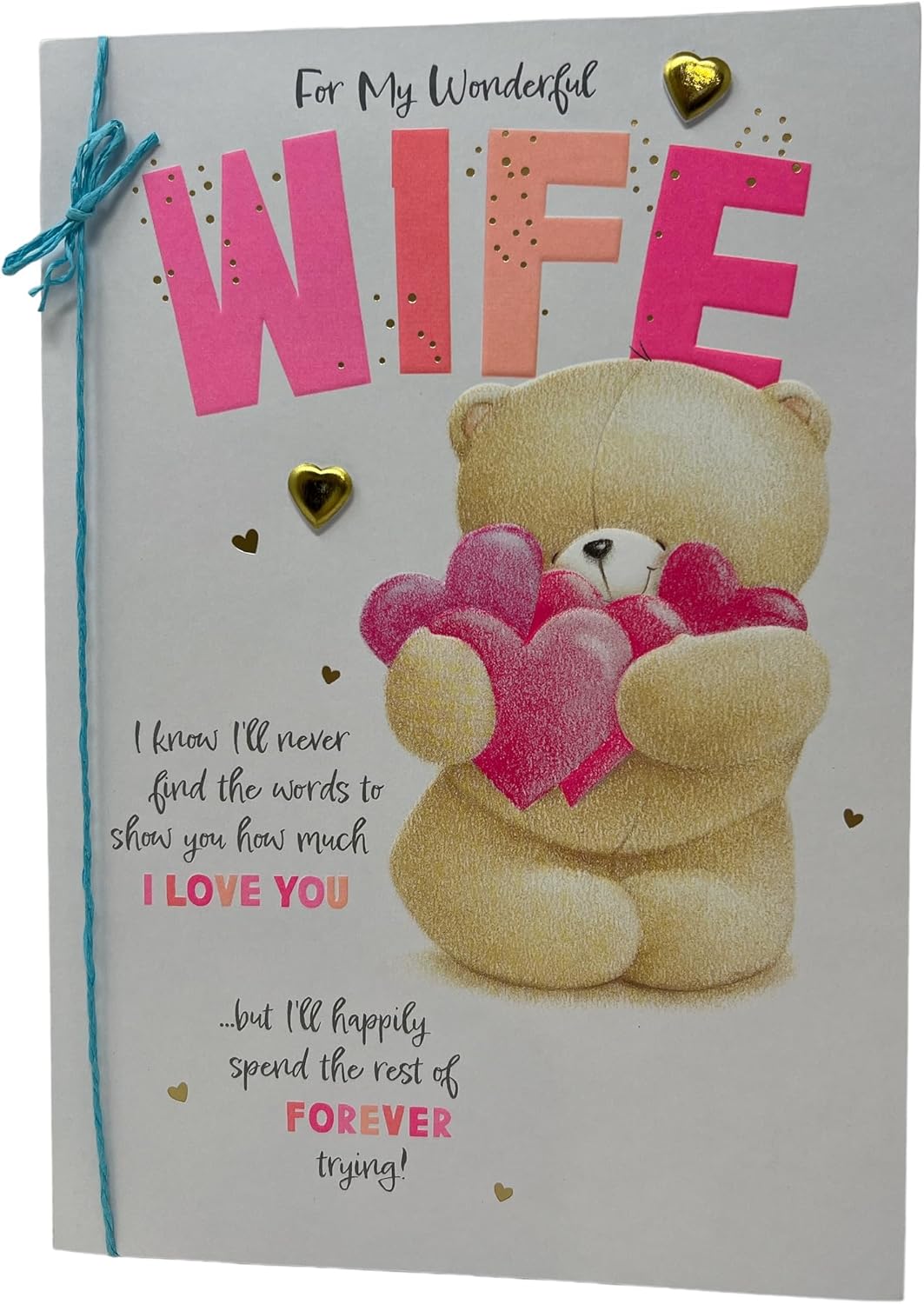 Forever Friends Wonderful Wife Birthday Card