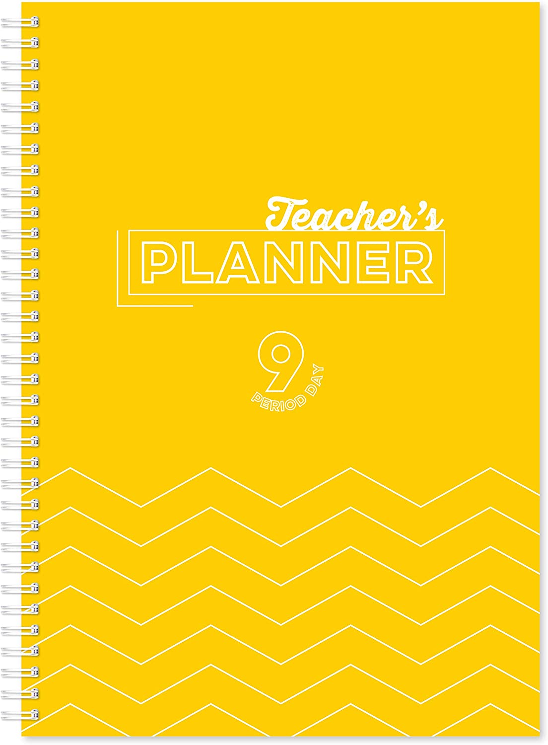 A4 Teacher's 9 Period Yellow 204 Days Academic Planner and Record