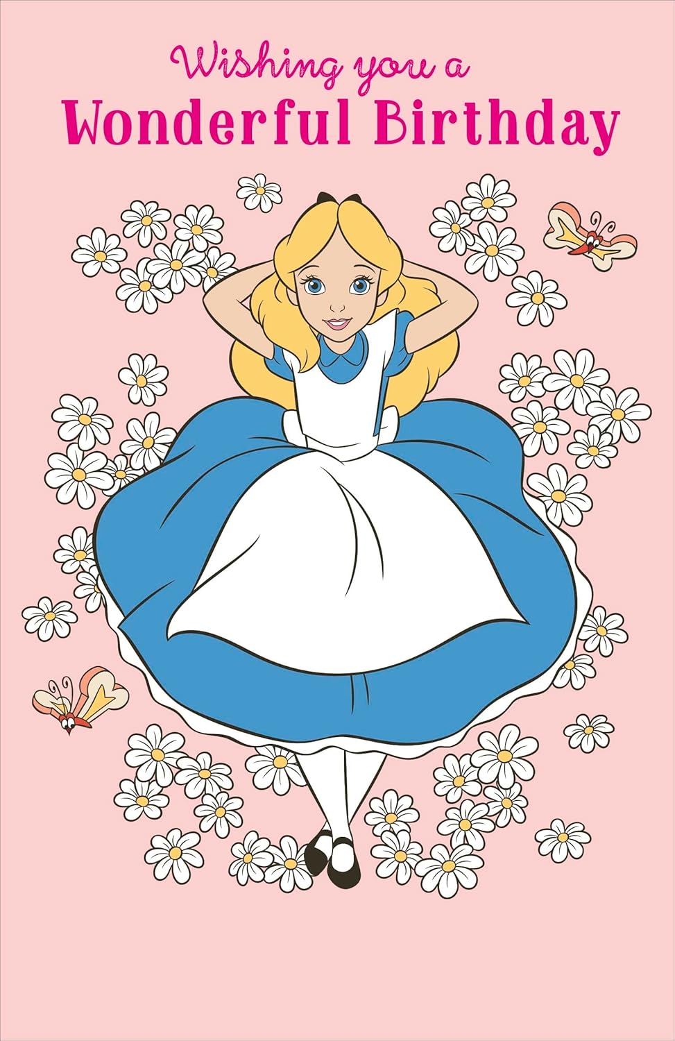 Unique Disney Alice In Wonderland Birthday Card