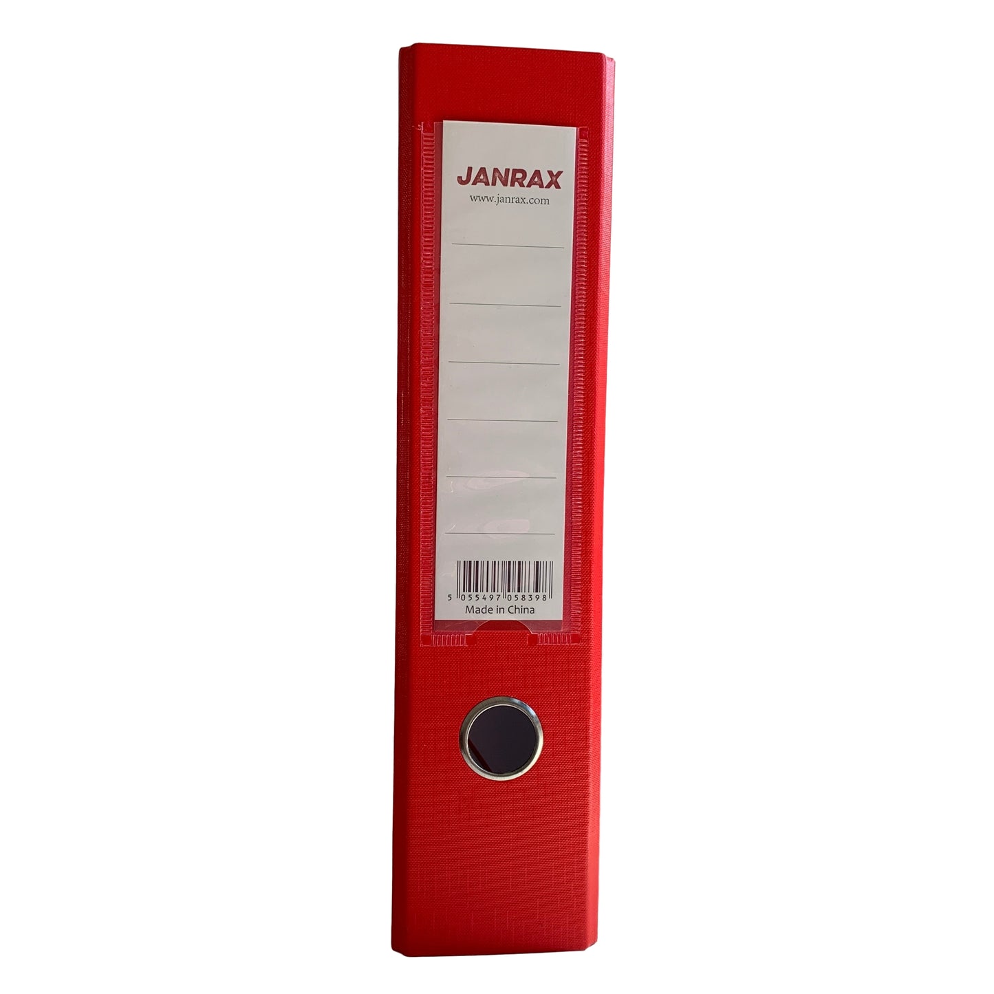 A4 Red Paperbacked Lever Arch File by Janrax