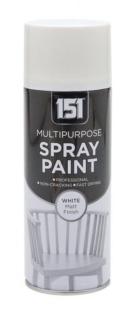 151 Multipurpose White Matt Spray Paint 400ml