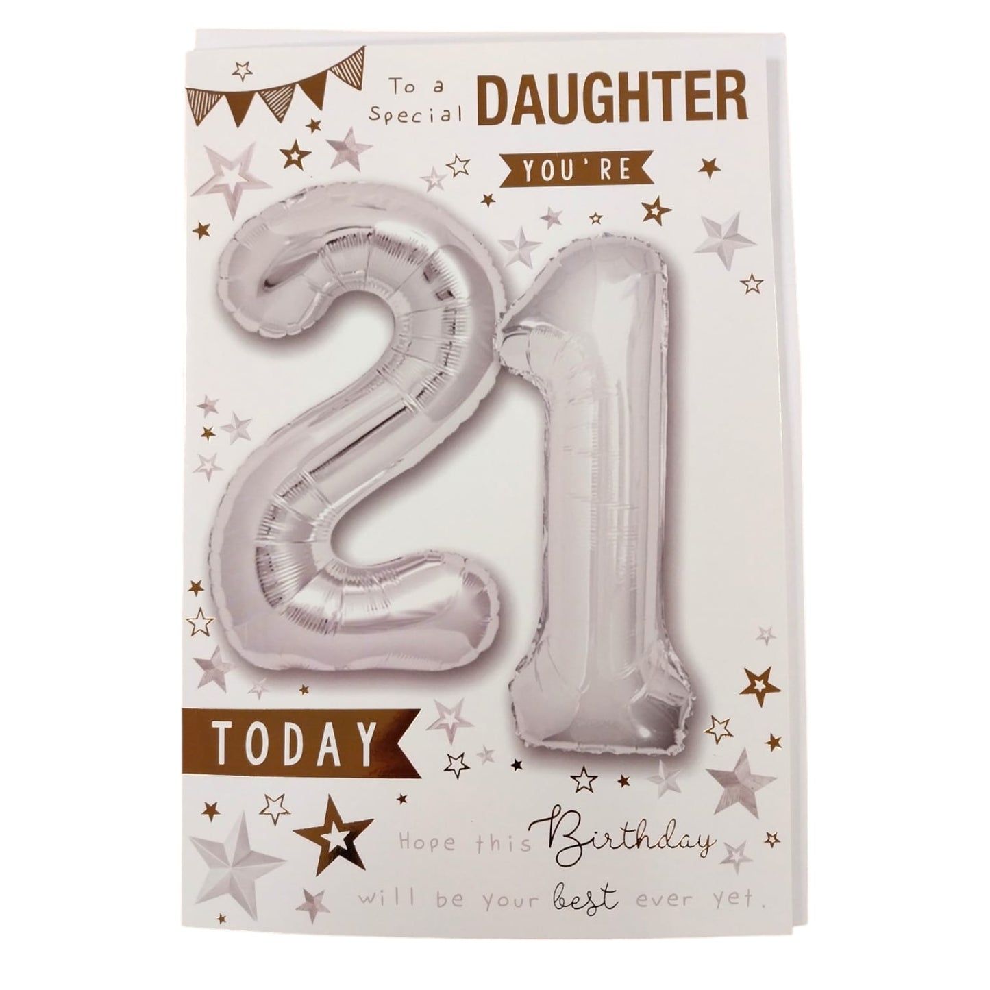 To a Special Daughter You’re 21 Balloon Boutique Greeting Card