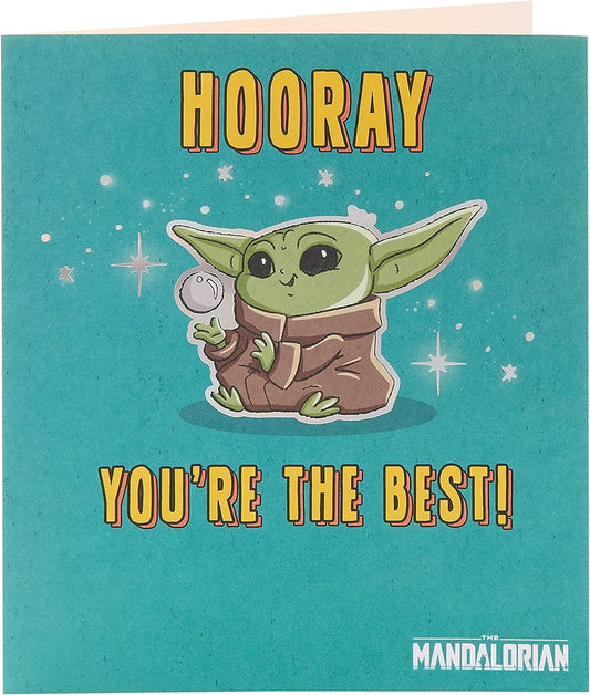 Funny Design With Hooray You're The Best Blank Birthday Card