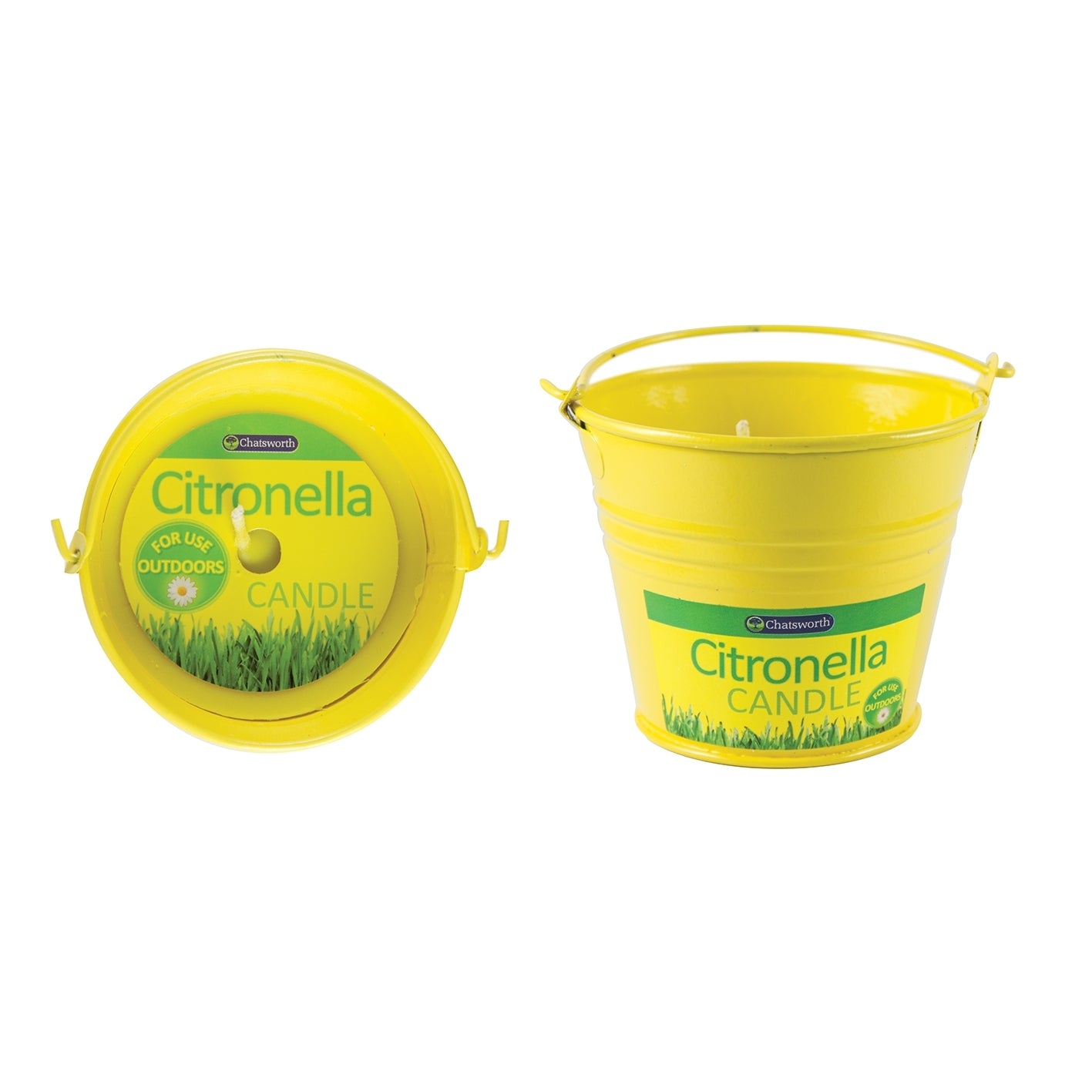 Citronella Metal Bucket Candle