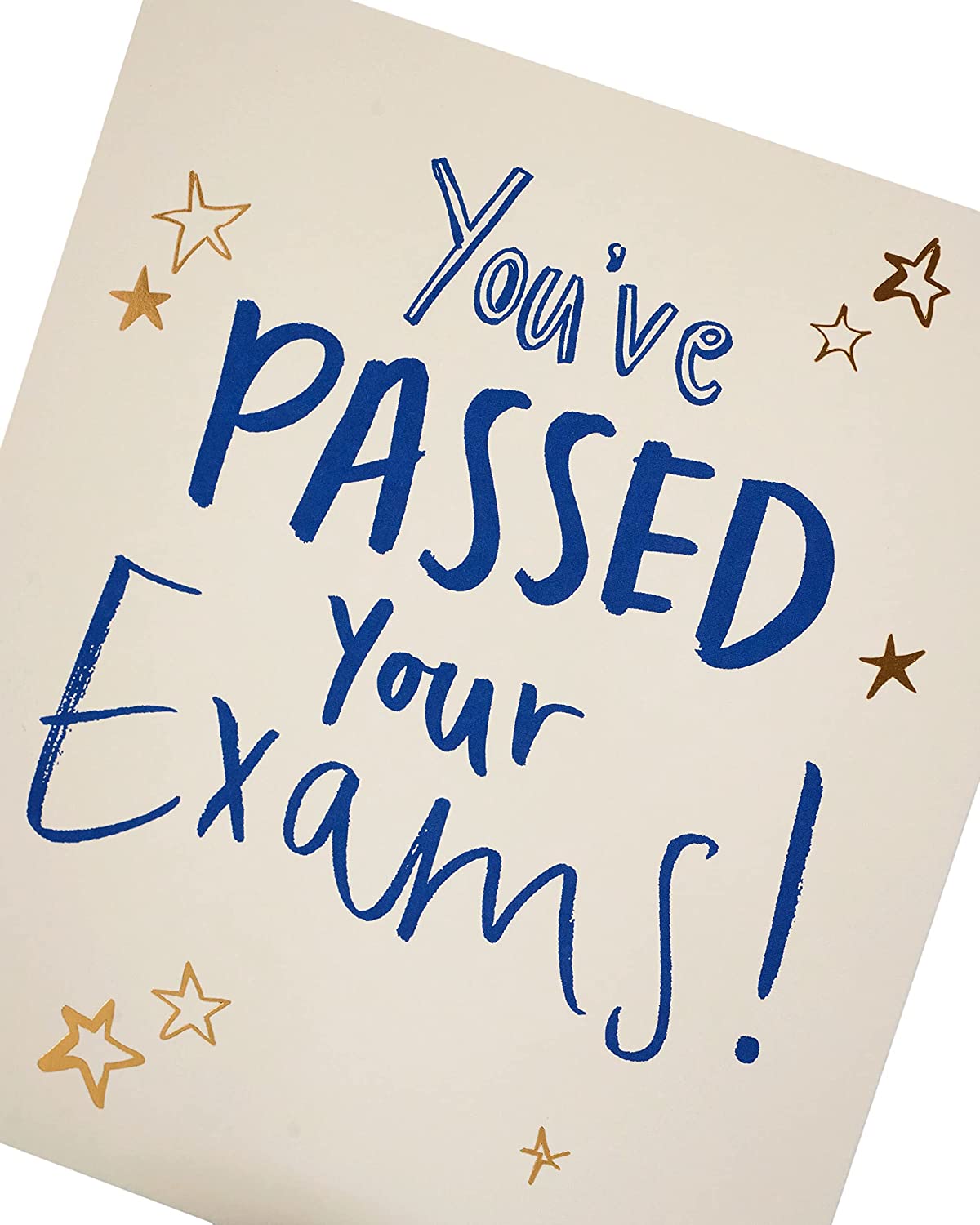 Well Done You've Passed your Exams Foil Finish Card 