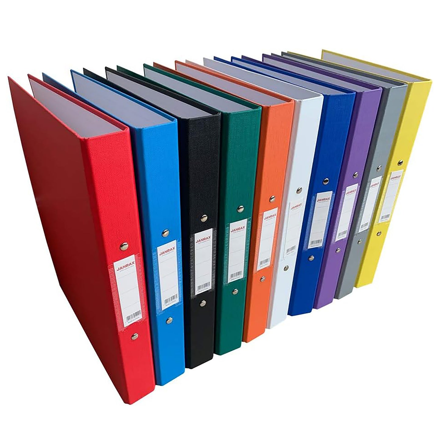 A4 Red Paper Over Board Ring Binder by Janrax