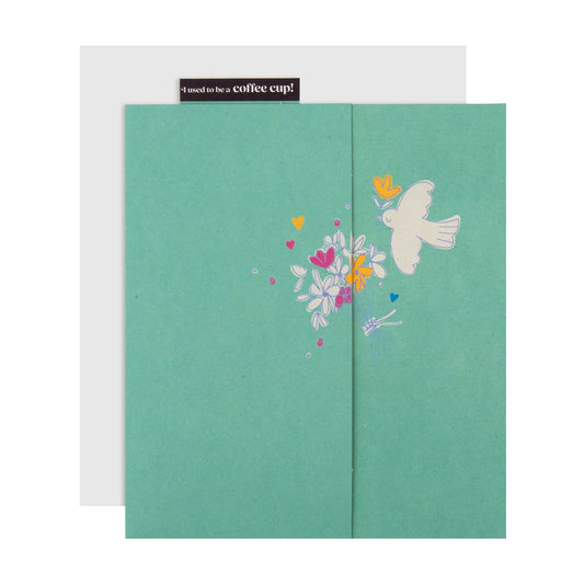 Dove & Flowers Design Thinking of You Card