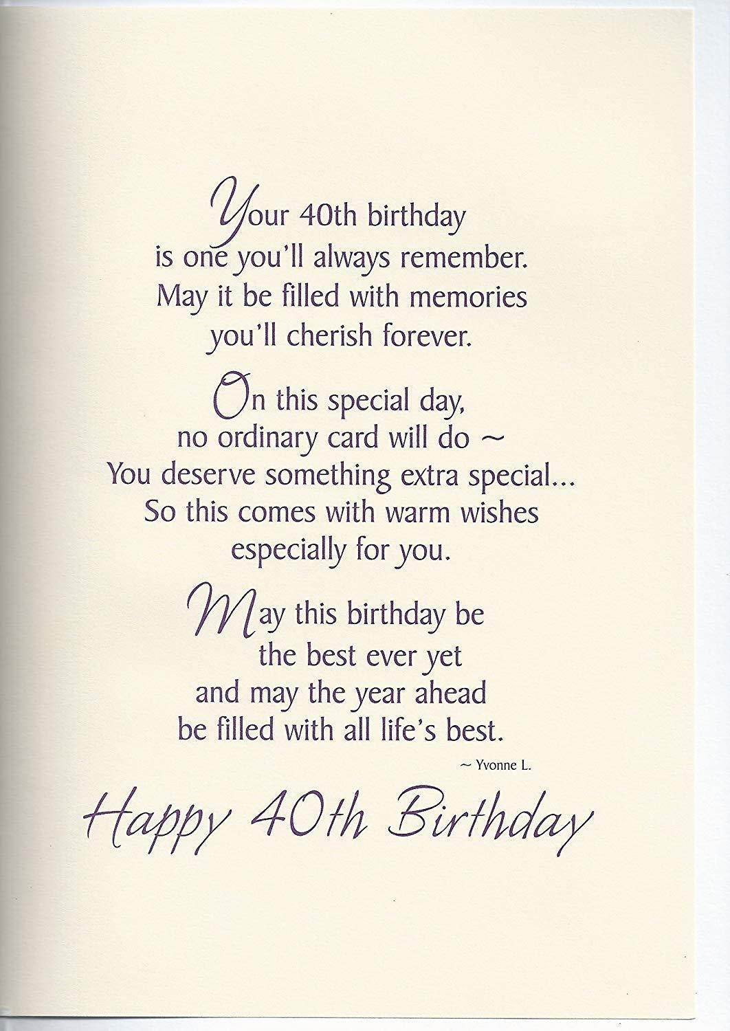 40 Today Birthday Card