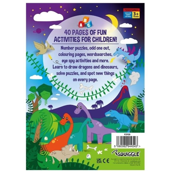 My Wild Dragon & Dinosaur All-In-One Activity Book