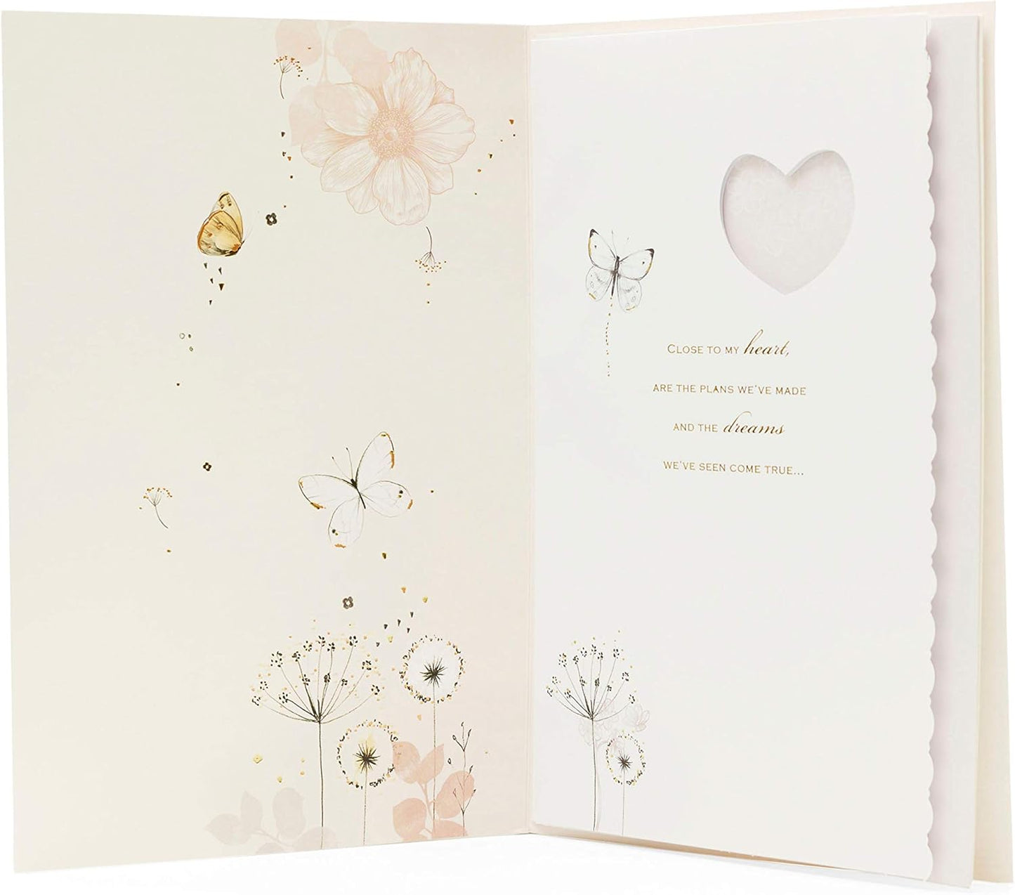 Butterflies Design Wife Birthday Card 