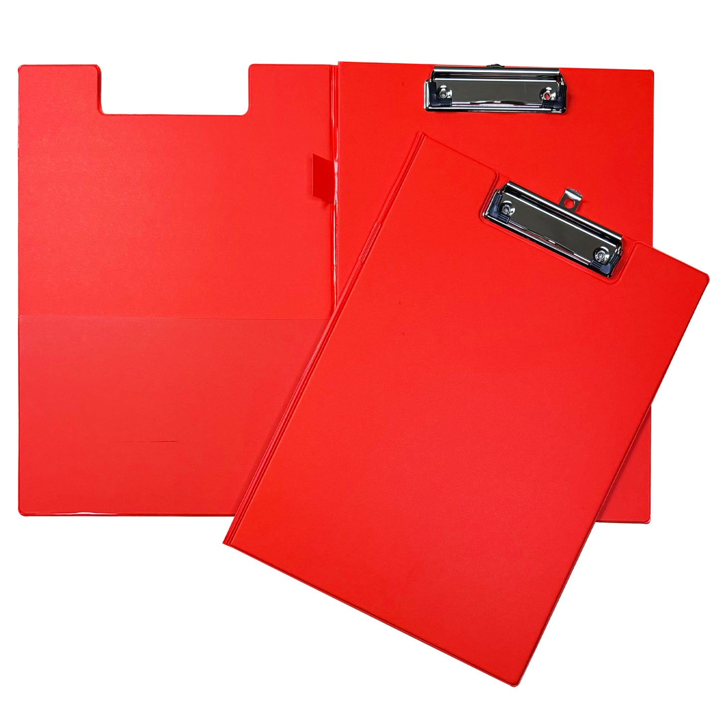 Pack of 10 Janrax A4 Assorted Coloured Foldover Clipboards