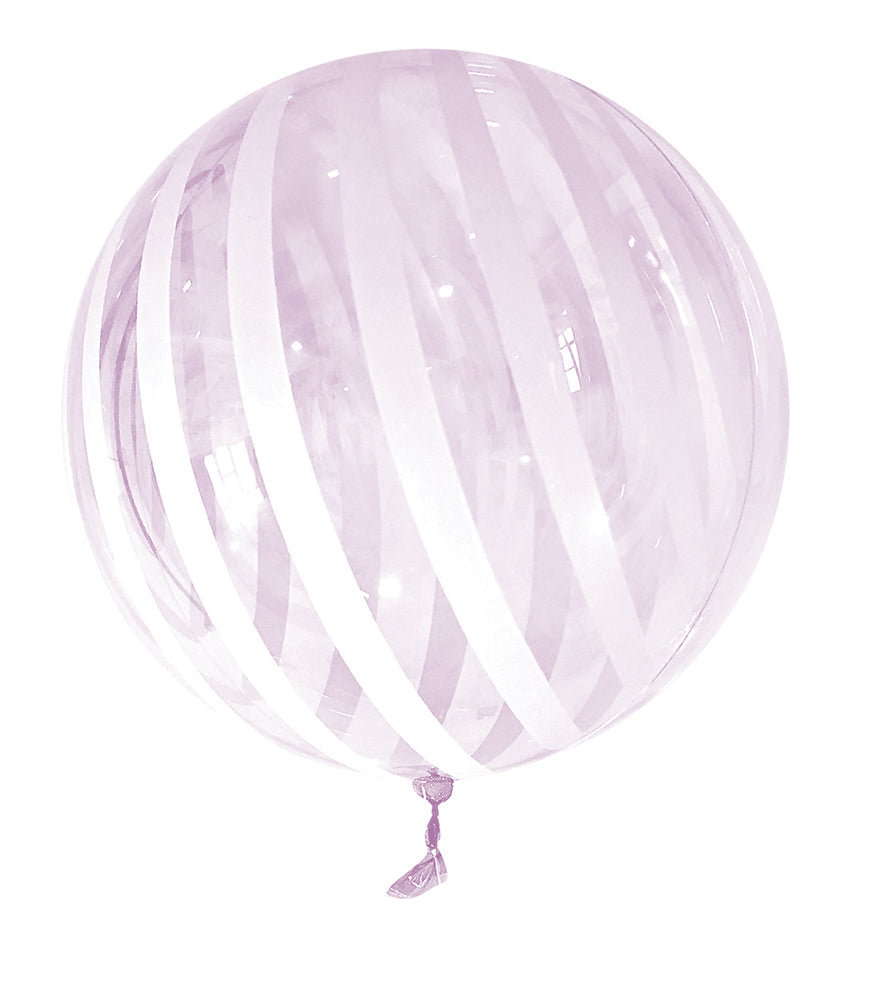 Purple Striped 18" Vortex Balloon