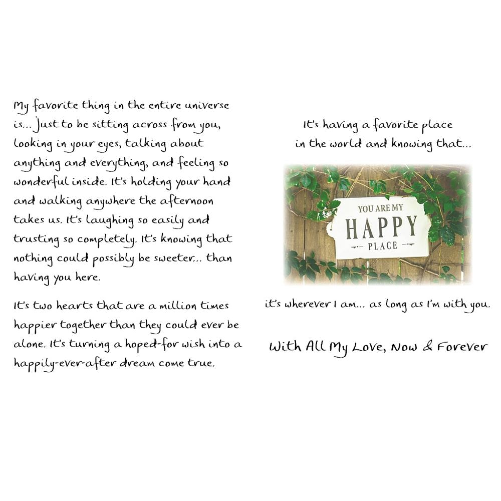 Why I Love You So Much Sentimental Verses Keepsake Greeting Card