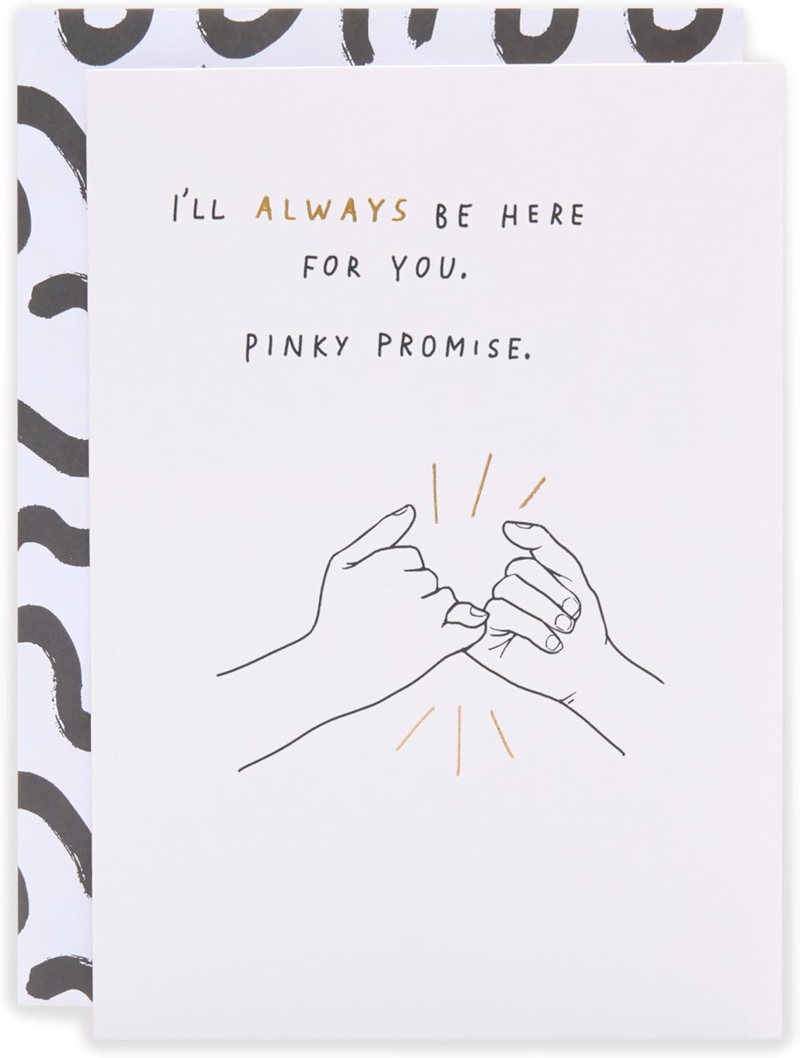 Kindred Pinky Promise Birthday Open Blank Card