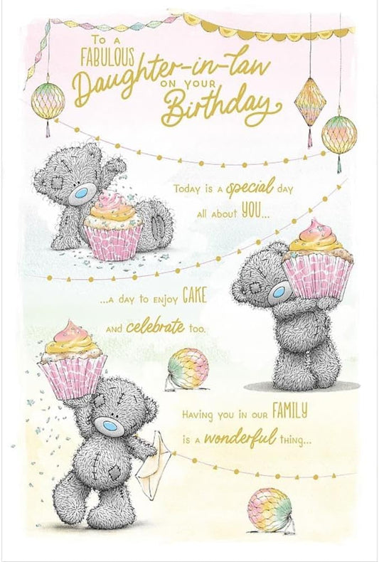 Storyboard Bears And Cakes Daughter in Law Birthday Card