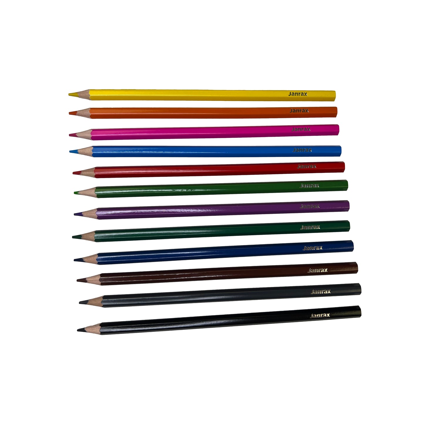 Pack of 144 Classroom Colouring Pencils by Janrax