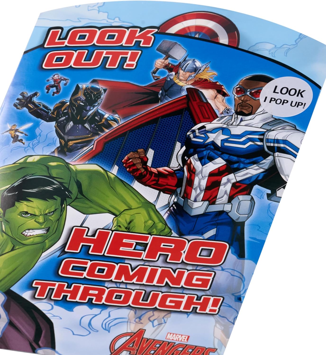 Hero Coming Through! Design Marvel The Avengers Birthday Card