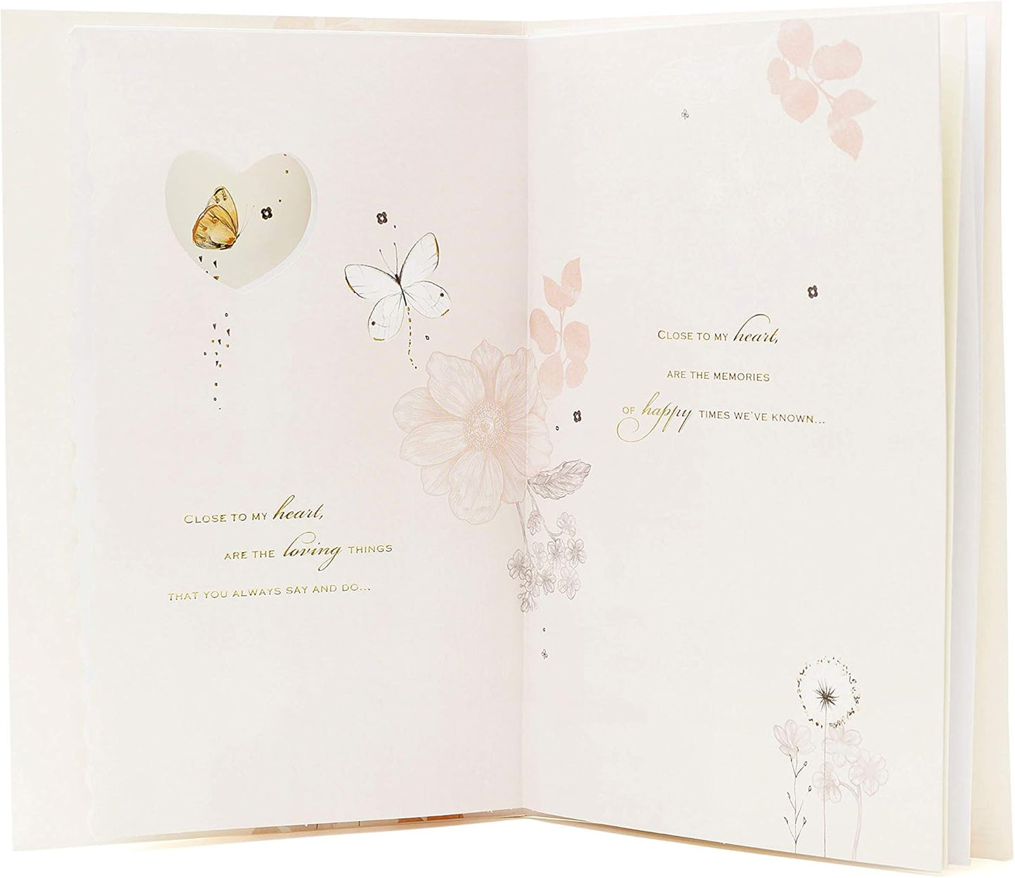 Butterflies Design Wife Birthday Card 