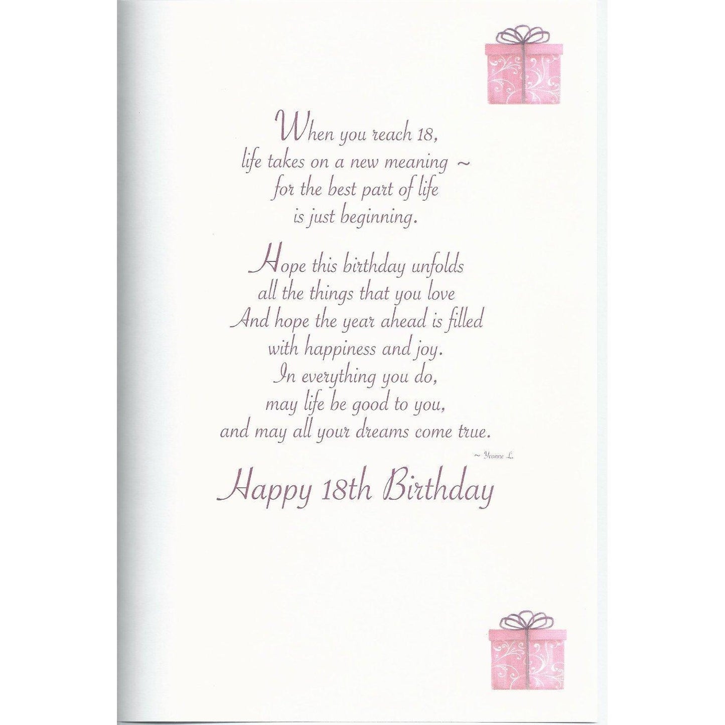 On Your 18th Denim Jeans Design Birthday Card