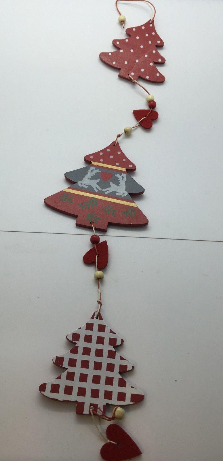 Christmas Wooden Hanging Decorations