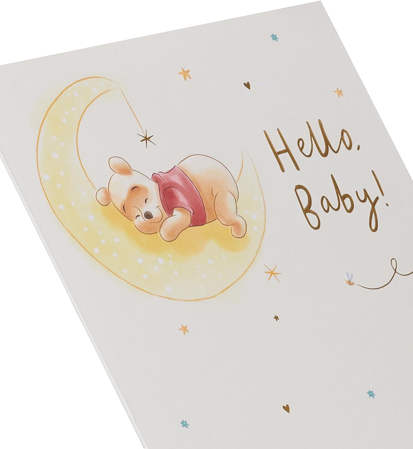 Moon Design Winnie The Pooh New Baby Card