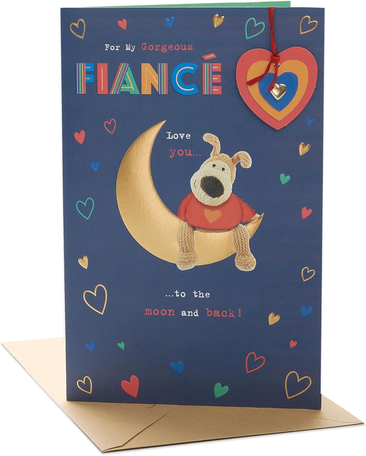 Boofle Cute Design Fiancé Birthday Card