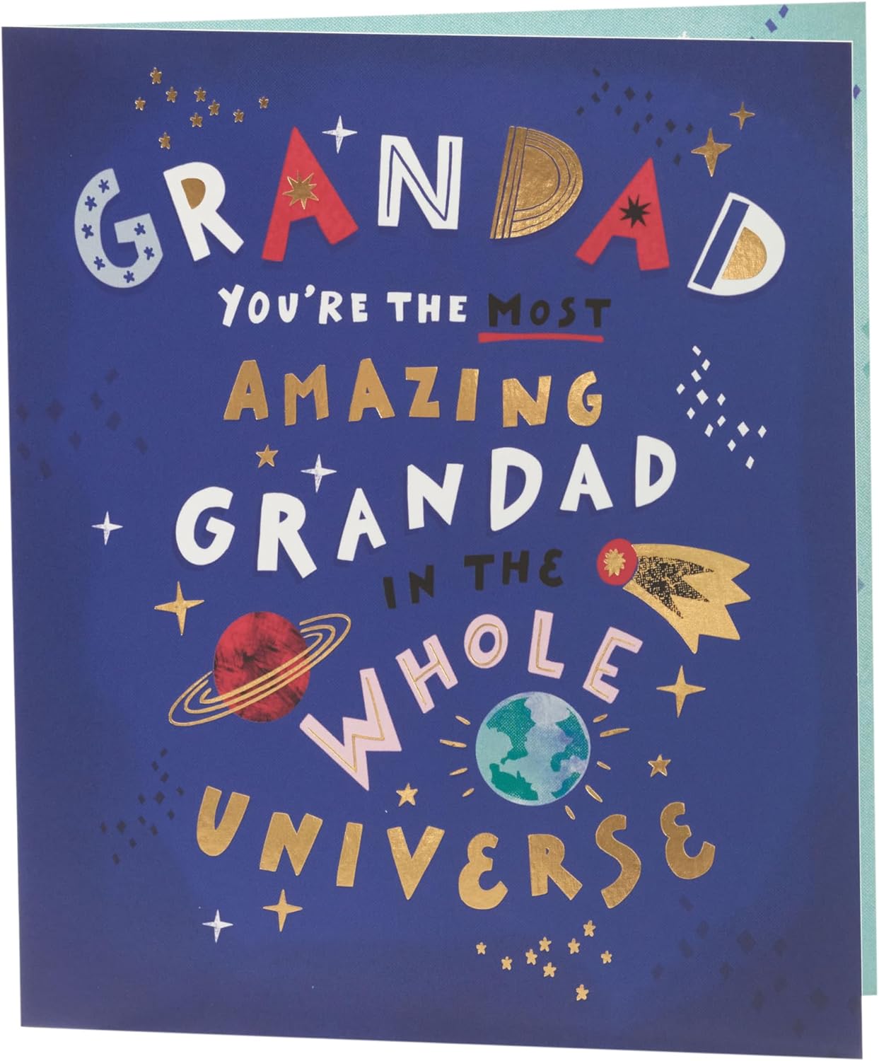  Sweet Space Design Grandad Father's Day Card