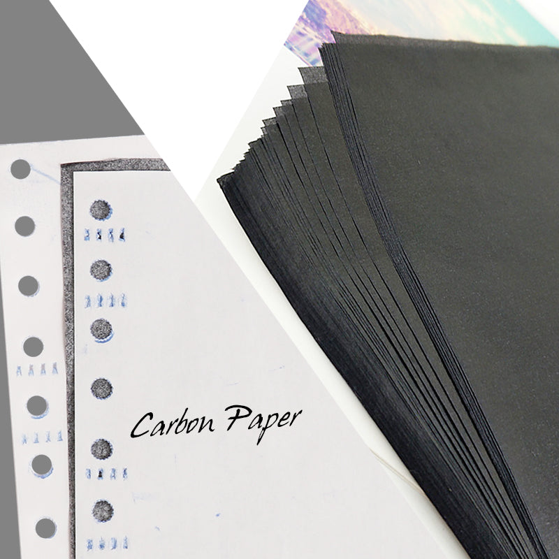 Pack of 100 A4 Black Carbon Paper Sheets