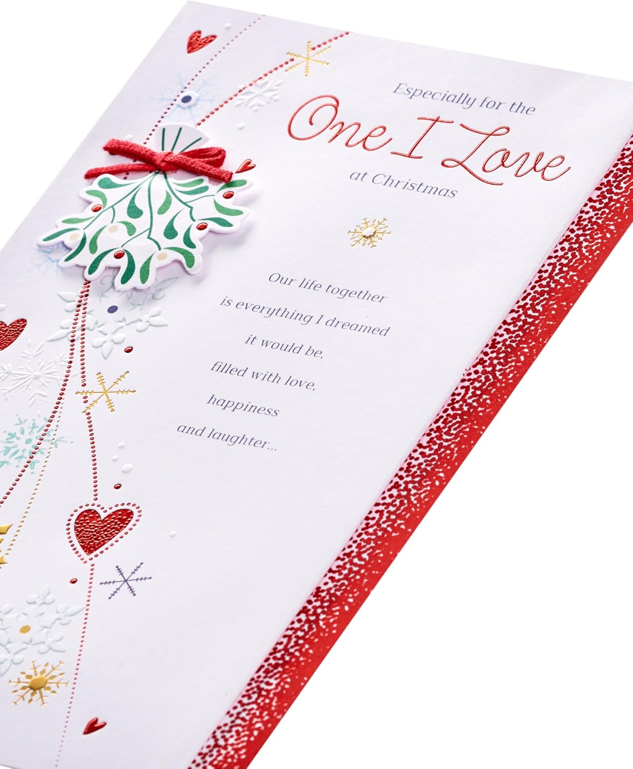 Loving Design One I Love Christmas Card