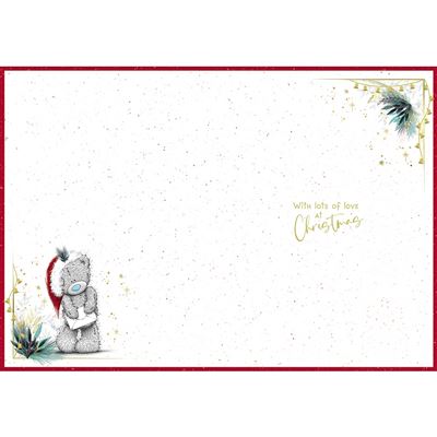 Bear Knocking At Door Neighbours Christmas Card