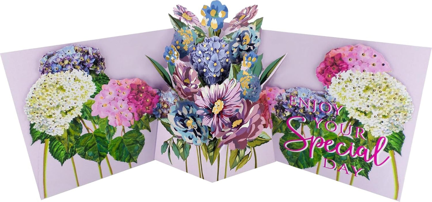 Foral Bouquet 3D Pop Up Birthday Card