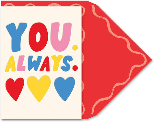 Kindred You Always Open Blank Greeting Card