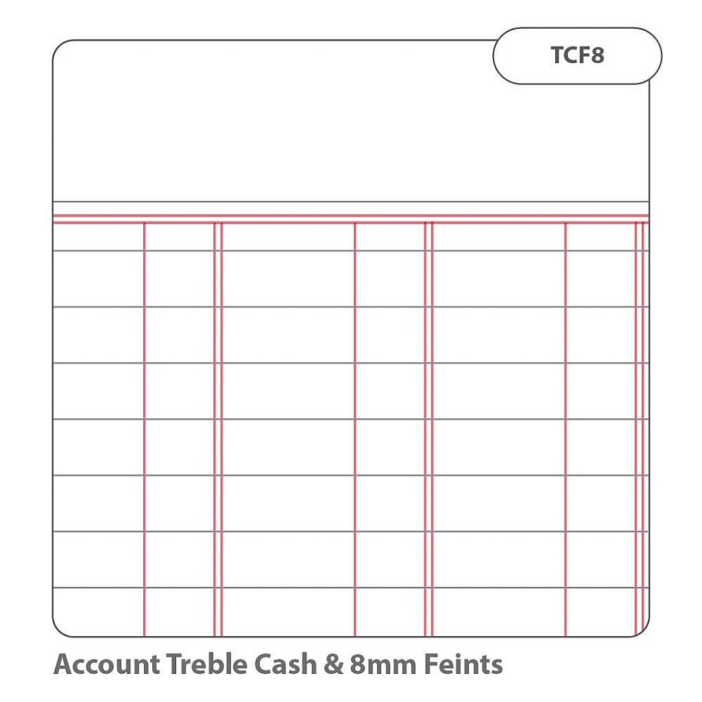 Rhino A4 32 Page Cash Ruling Bookkeeping Book