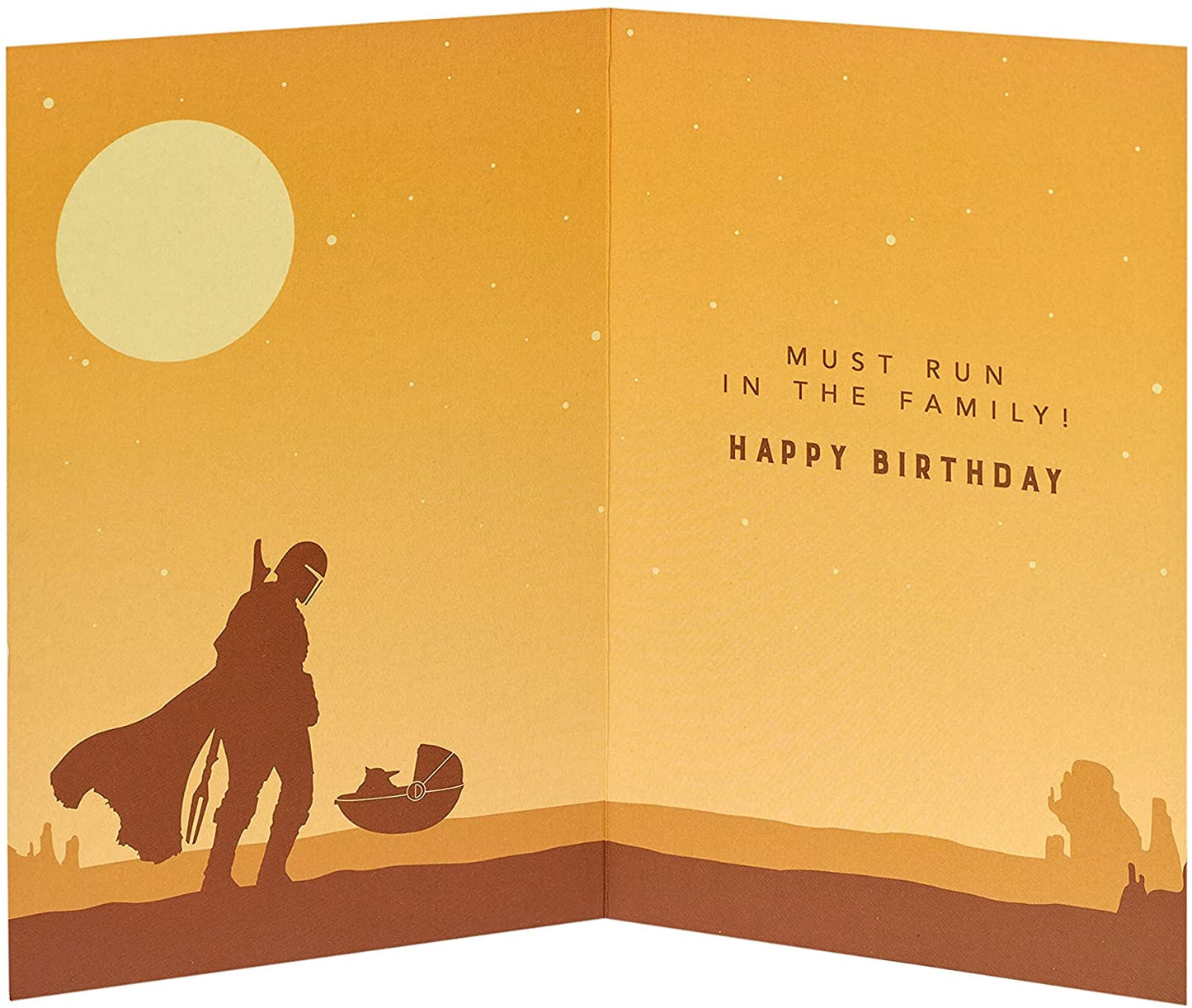 Star Wars Baby Yoda Son Birthday Card