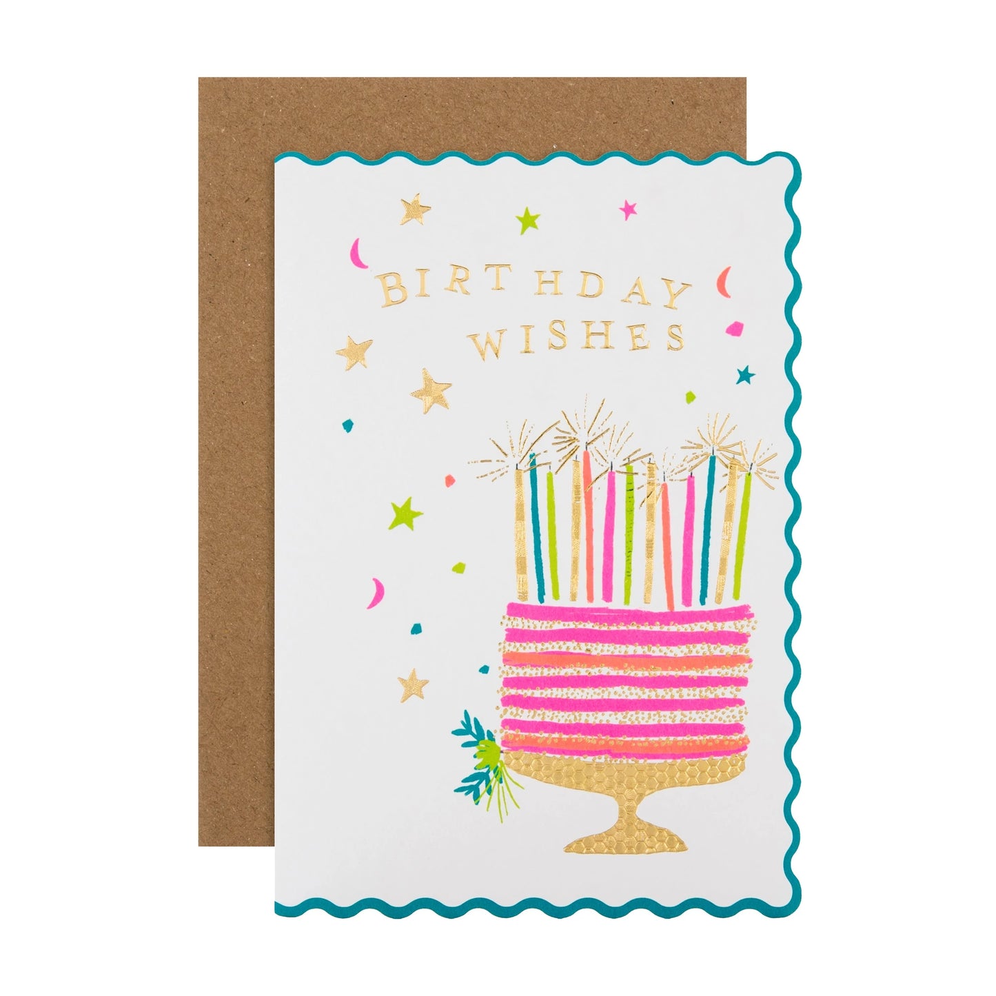 Oh Darling Cake & Candles Design Birthday Card