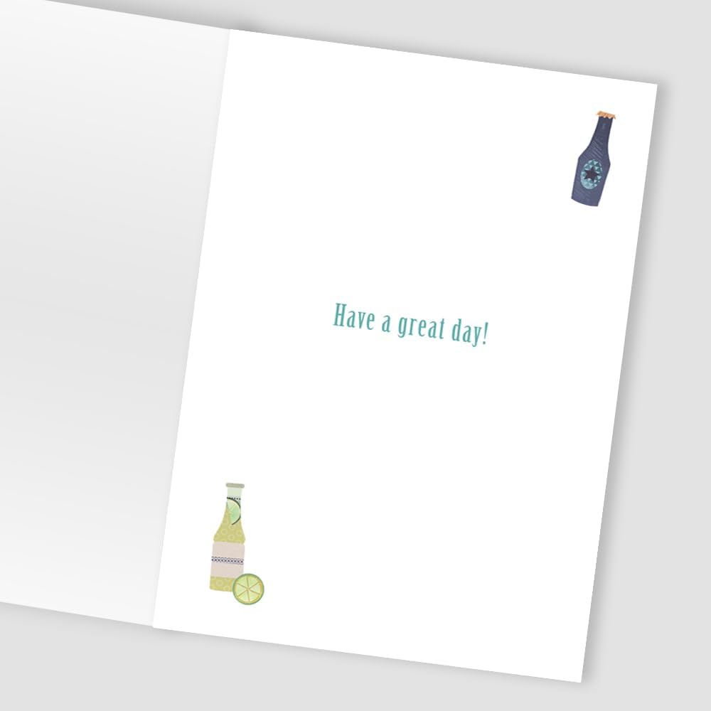 Contemporary Cheers To You Happy Sips Galore! Birthday Card