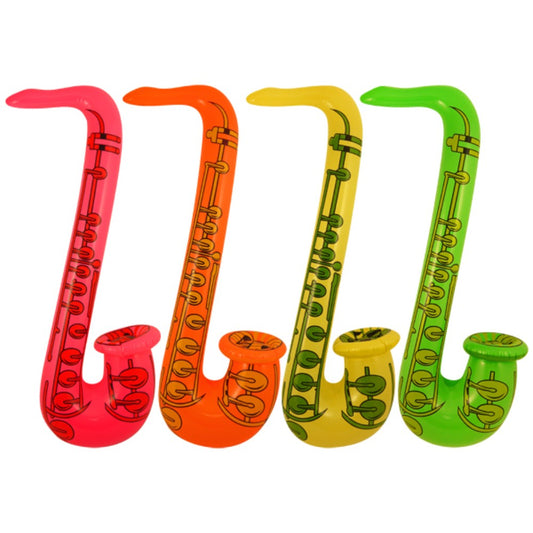 Inflatable Saxophone Muscial Instrument Group Band Fancy Dress Blow Up