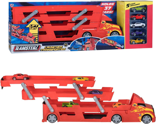 Teamsterz Metro City Launcher Transporter with 5 Die Cast Cars