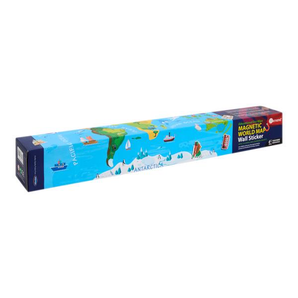 Magnetic World Map Wall Sticker by Ormond