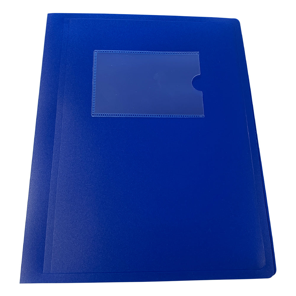 A5 Blue Flexible Cover 40 Pocket Display Book