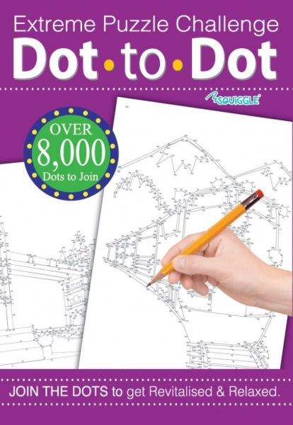 Single A4 24 Sheets Extreme Dot-to-Dot Puzzle Challenge Book