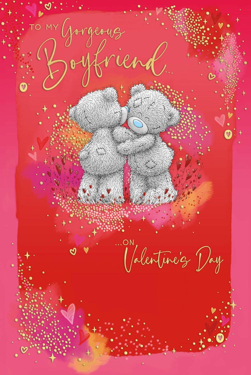 Bears Hugging Boyfriend Valentine's Day Card