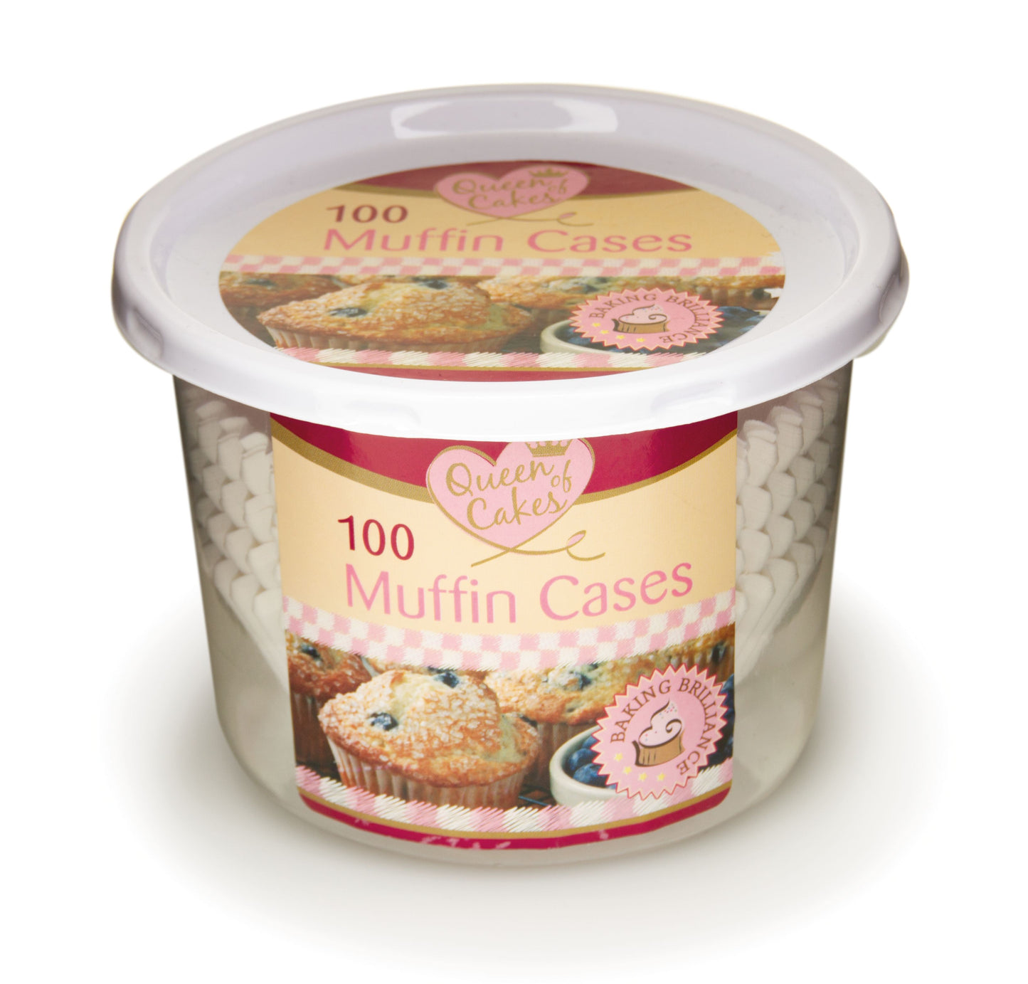 Pack of 100 Muffin Cases by Queen Of Cakes