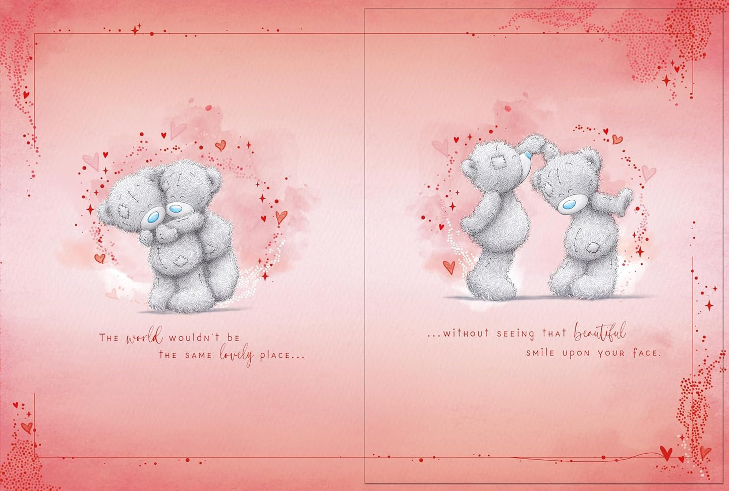 Bears On Bench One I Love Luxury Boxed Birthday Card