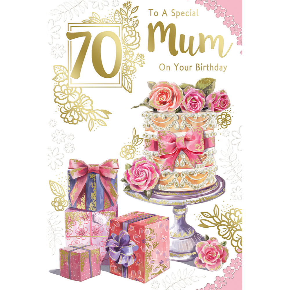 To a Special Mum On Your 70th Birthday Celebrity Style Greeting Card