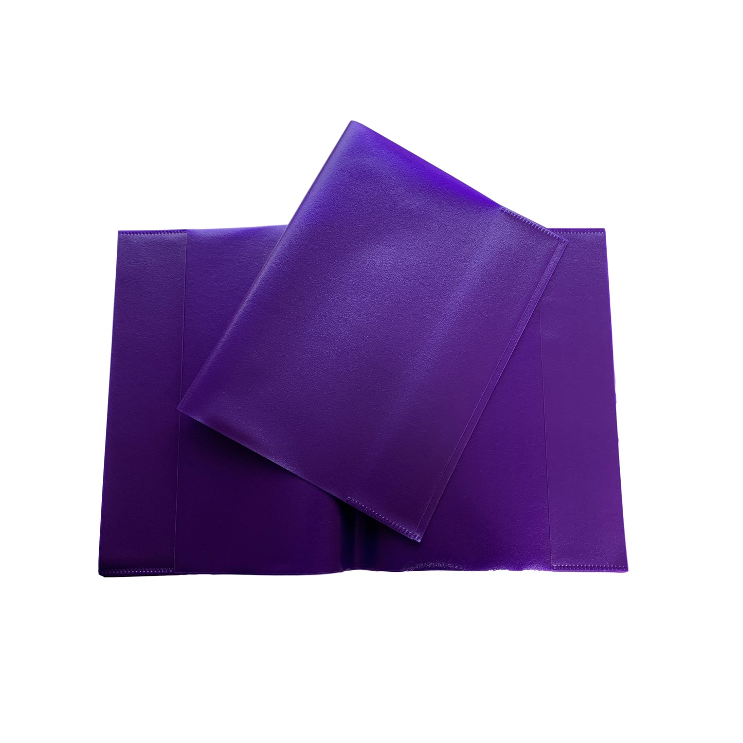 Pack of 10 9x7" Frosted Purple Exercise Book Covers