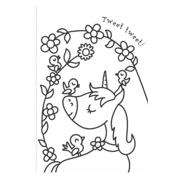 Single 24x17cm My First Unicorn OR Fairies Colouring Book