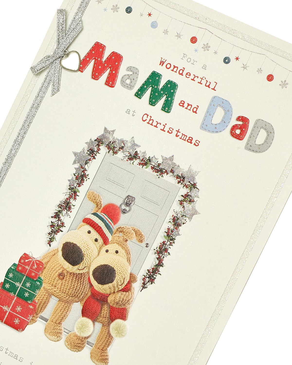 Wonderful Mam And Dad Lovely Boofles With Presents Design Christmas Card 