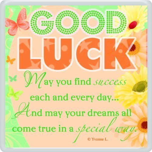 Good Luck... Sentimental Fridge Magnet - Christmas, Birthday Gift